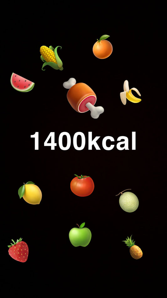 Ernährungsplan - 1400kcal